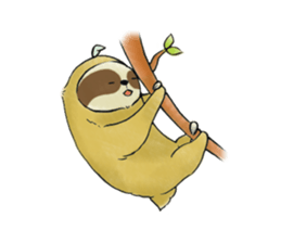 NAMAKEMONO a sloth sticker #9927509