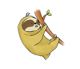 NAMAKEMONO a sloth sticker #9927509