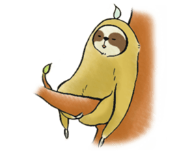 NAMAKEMONO a sloth sticker #9927510