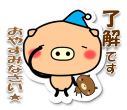 "OK + word" by the cut-out-style animal sticker #9927750