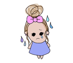 Curly Hair girl's Part3 sticker #9927876