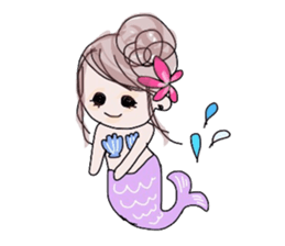 Curly Hair girl's Part3 sticker #9927899