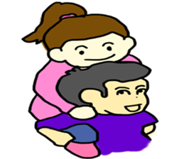 Haa-nee Wedding Series Gib&Ban sticker #9928071