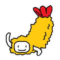 (Wordless)Hello Mr.TEMPURA sticker #9928232