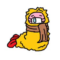 (Wordless)Hello Mr.TEMPURA sticker #9928266