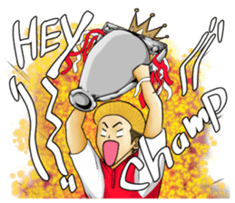 Red London sticker #9929112