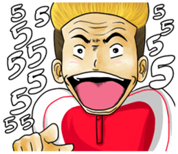 Red London sticker #9929115