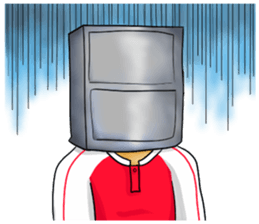 Red London sticker #9929132