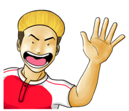 Red London sticker #9929139