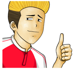 Red London sticker #9929140