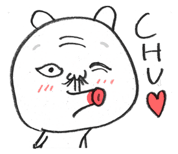 okame-Japanese mask- the cat (okamenyan) sticker #9929237