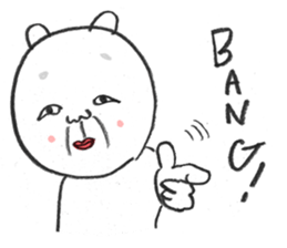 okame-Japanese mask- the cat (okamenyan) sticker #9929242