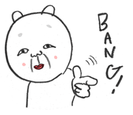 okame-Japanese mask- the cat (okamenyan) sticker #9929242