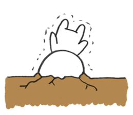 okame-Japanese mask- the cat (okamenyan) sticker #9929251