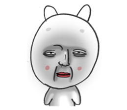 okame-Japanese mask- the cat (okamenyan) sticker #9929255