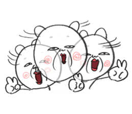 okame-Japanese mask- the cat (okamenyan) sticker #9929263