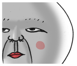 okame-Japanese mask- the cat (okamenyan) sticker #9929271