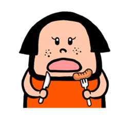 Girl by Ligar (1) sticker #9929583