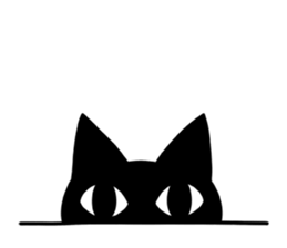 Black cat ordinary 2 sticker #9930107