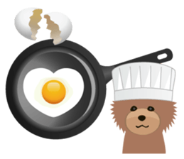 TOYDOG WITH A HEART SHAPE sticker #9930426