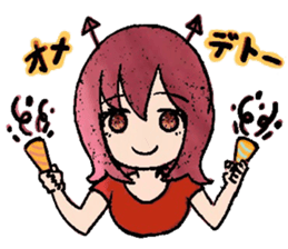 Tenshichan & Akumachan 2 sticker #9930813