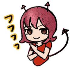 Tenshichan & Akumachan 2 sticker #9930815