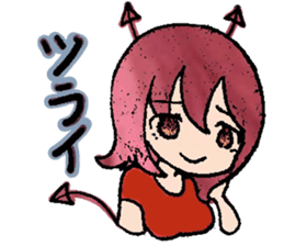 Tenshichan & Akumachan 2 sticker #9930823