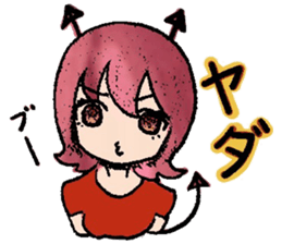 Tenshichan & Akumachan 2 sticker #9930828