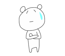 QQQ bear sticker #9931092