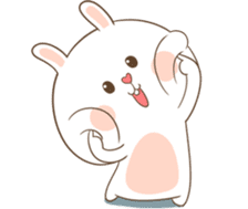 TuaGom : Puffy Bear & Rabbit 2 sticker #9931358