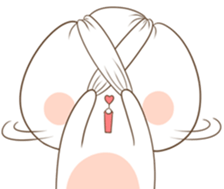 TuaGom : Puffy Bear & Rabbit 2 sticker #9931377