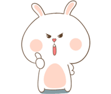 TuaGom : Puffy Bear & Rabbit 2 sticker #9931379