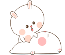 TuaGom : Puffy Bear & Rabbit 2 sticker #9931390