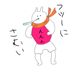 Daily life of macho rabbits sticker #9931526