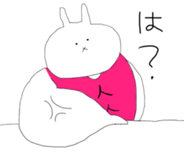 Daily life of macho rabbits sticker #9931528