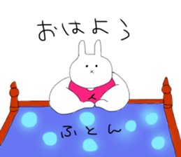 Daily life of macho rabbits sticker #9931531