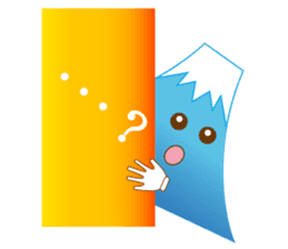 Lucky Japanese words and Mt. Fuji.2 sticker #9931676