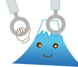 Lucky Japanese words and Mt. Fuji.2 sticker #9931680