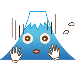 Lucky Japanese words and Mt. Fuji.2 sticker #9931689