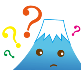 Lucky Japanese words and Mt. Fuji.2 sticker #9931692