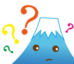 Lucky Japanese words and Mt. Fuji.2 sticker #9931692