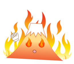 Lucky Japanese words and Mt. Fuji.2 sticker #9931693