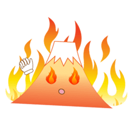 Lucky Japanese words and Mt. Fuji.2 sticker #9931693