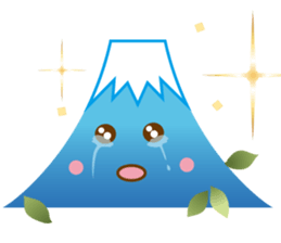 Lucky Japanese words and Mt. Fuji.2 sticker #9931703