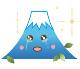 Lucky Japanese words and Mt. Fuji.2 sticker #9931703