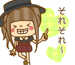 Cute girl of pop stickers sticker #9931836