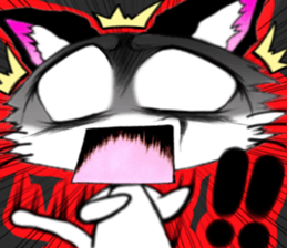 cat comics style2 sticker #9931918