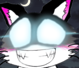 cat comics style2 sticker #9931920