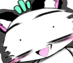 cat comics style2 sticker #9931941