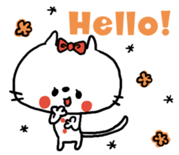 Charlotte of a cat sticker #9932112